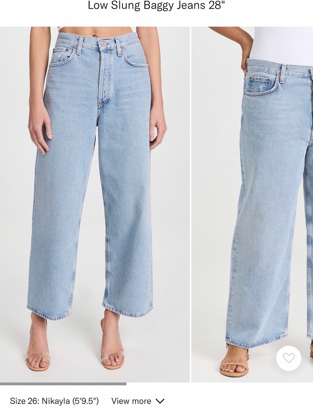 Agolde Low rise Jeans - Picture 3 of 5